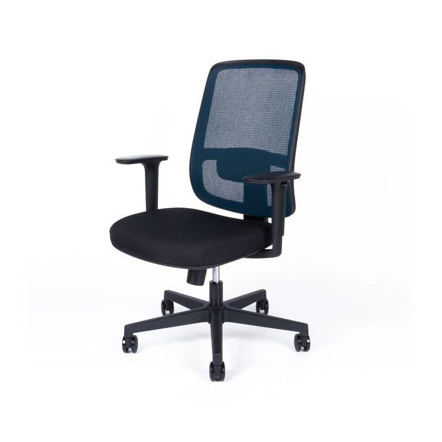 CANTO BP kancelárska stolička bez podhlavníka modrá