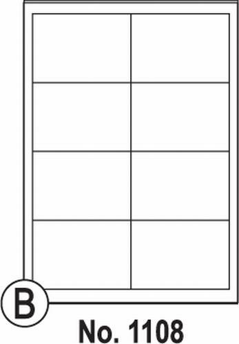 Print etikety biele A4