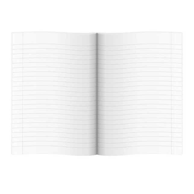 Zošit 544 BASE A5 linajkový 40 listov, sova zelená 7520323