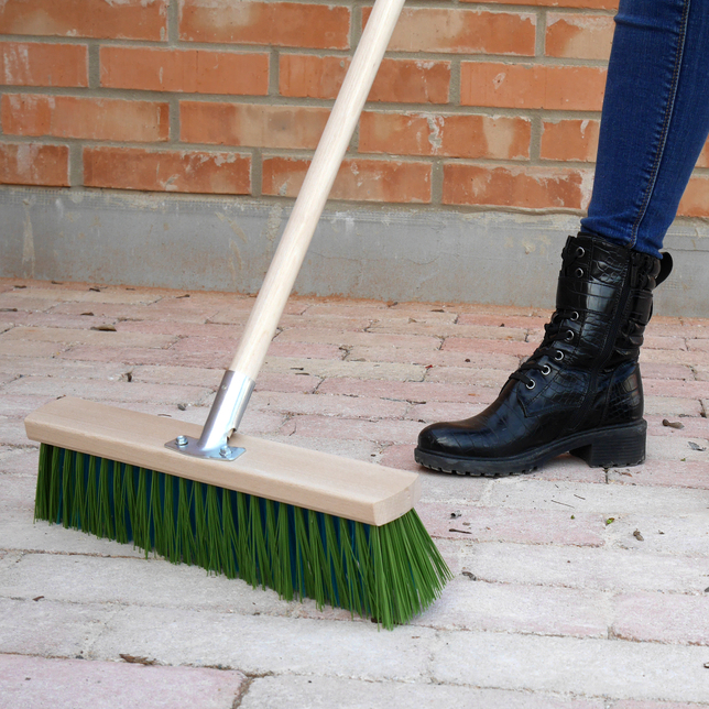 Metla cestárska 40cm šikmo osadenou násadou 140cm