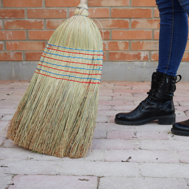 Metla ciroková 5x šitá