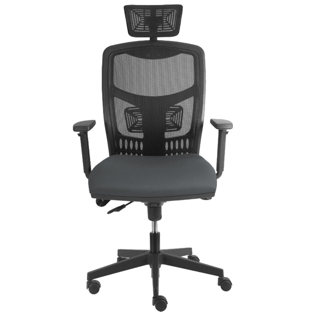 YORK sieť kancelárska stolička šedá