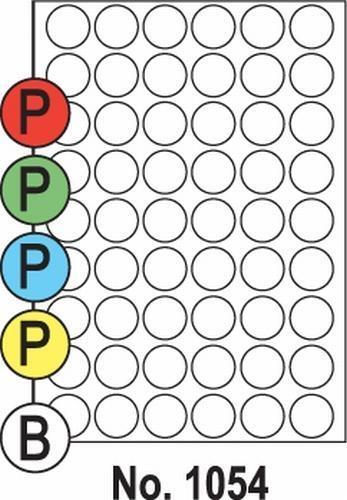 Print etikety farebné Neónové