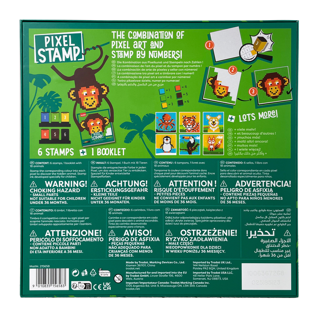 Pixel Stamp ANIMALS zvieratká