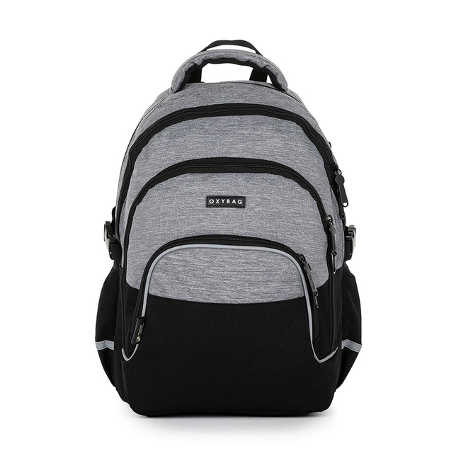 Školský batoh OXY SCOOLER Grey Black