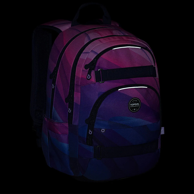 Študentský batoh Topgal VIKI ružovofialový 25032