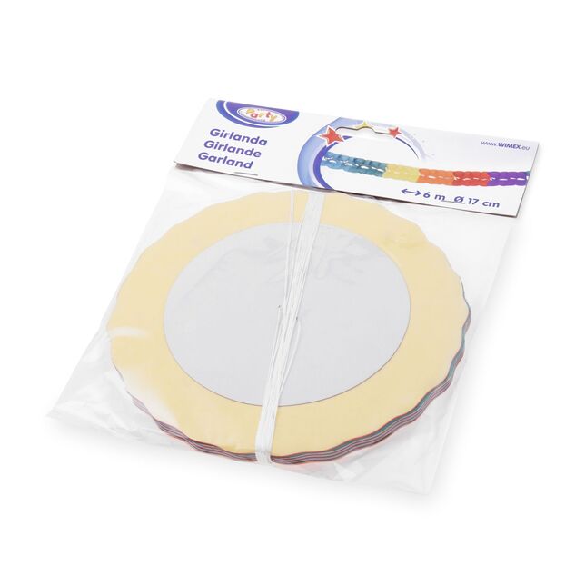 Girlanda papierová pr.17cm x 6m 66808