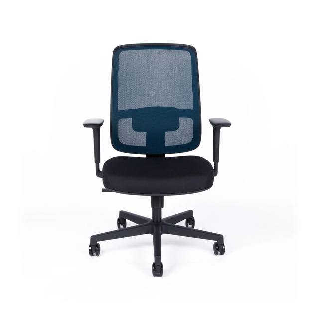 CANTO BP kancelárska stolička bez podhlavníka modrá