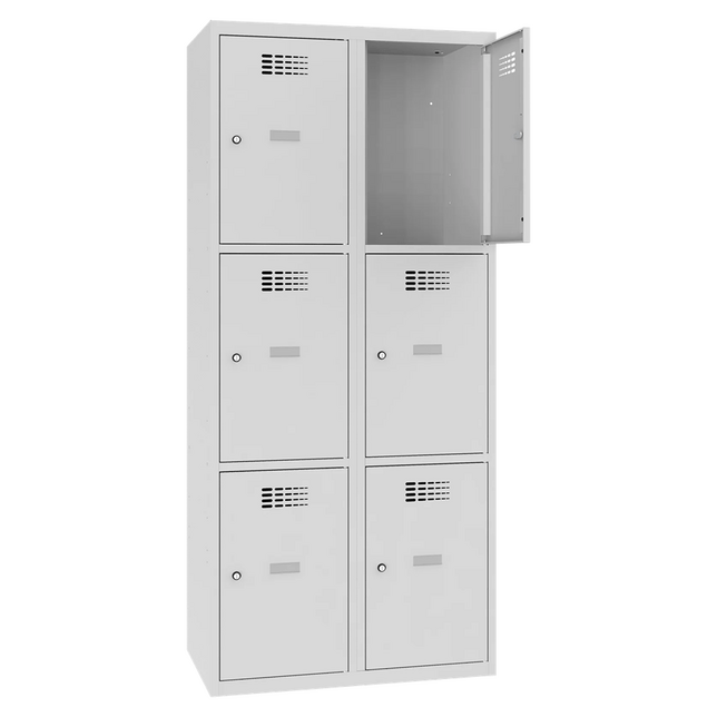 SUS432W Šatníková skriňa 6 priehradok 180x120