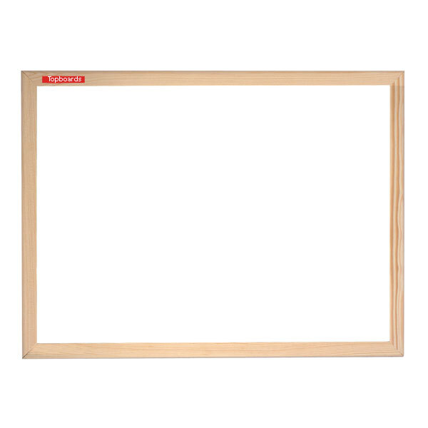 Biele tabule v drevenom ráme