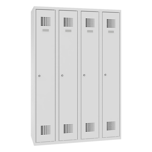 SUM340 kovová šatňová skriňa štvordielna 180 x 120 x 49 cm