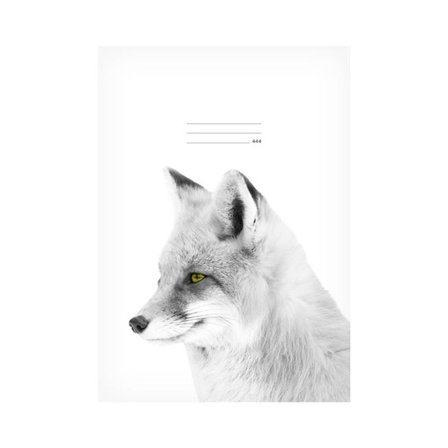 Zošit 444 LUX A4 linajkový 40 listov, líška 7520356