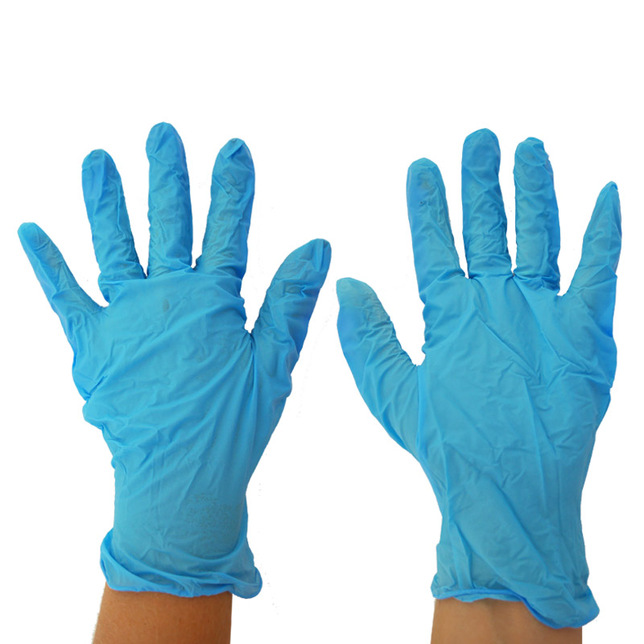 Rukavice z vinylu modré velkosť XL bal.100ks