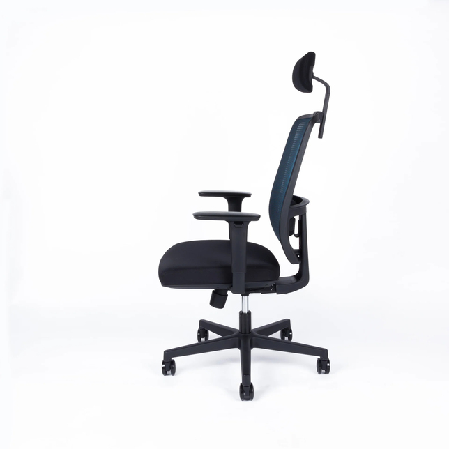 CANTO SP kancelárska stolička s podhlavníkom modrá