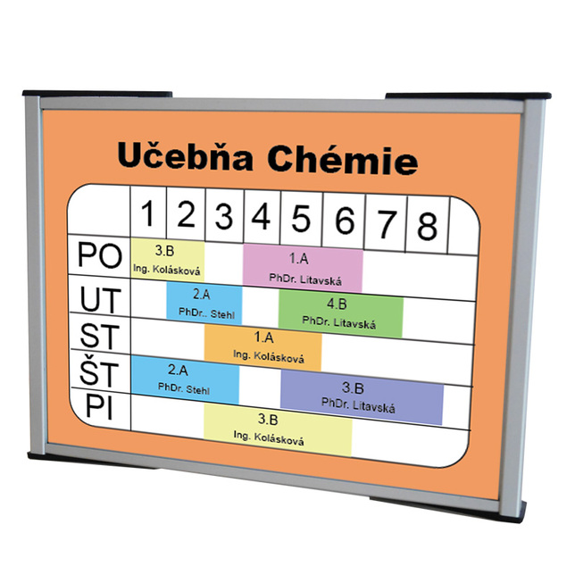 Menovky k dverám Klasik 155mm zásuvné