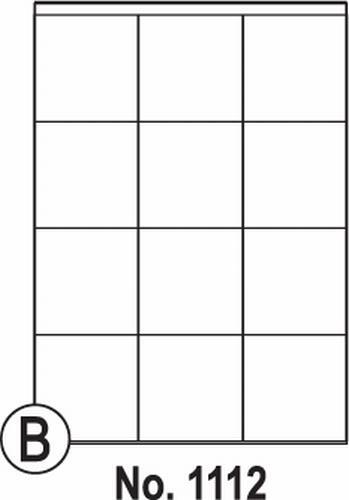 Print etikety biele A4