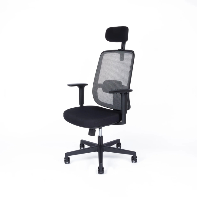 CANTO SP kancelárska stolička s podhlavníkom šedá