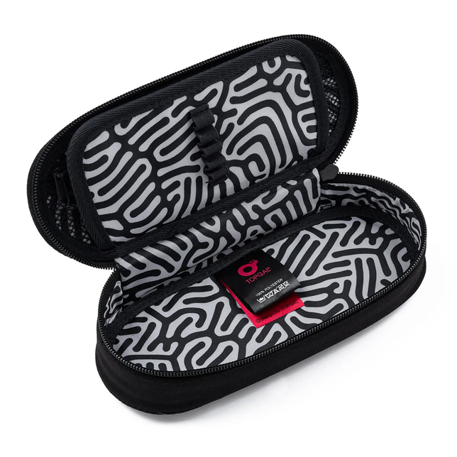 Študentský peračník Topgal ETUE ovál čierny 23026