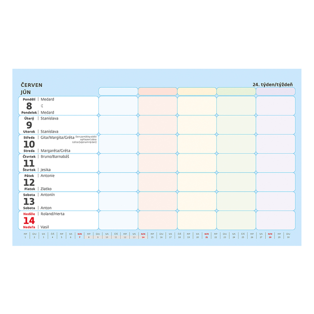 Kalendár stolový Rodinný plánovací S35-26 / 2026