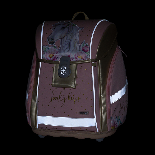 Školský set 3 dielny Prémium zlat. LIGHT kôň romantic