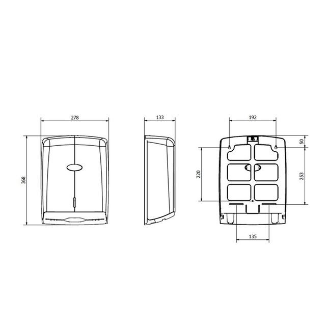 37000 Zásobník pre skladané utierky Jofel Z600