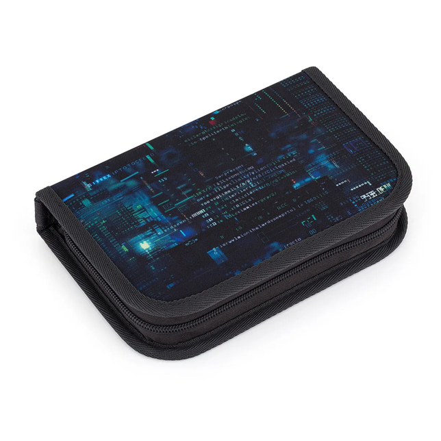 Peračník Topgal PENN 1p. prázdny s 2 chlopňami Digitálny svet modrý 26021