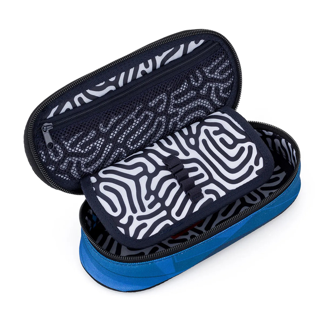 Študentský peračník Topgal ETUE ovál modrý 24034