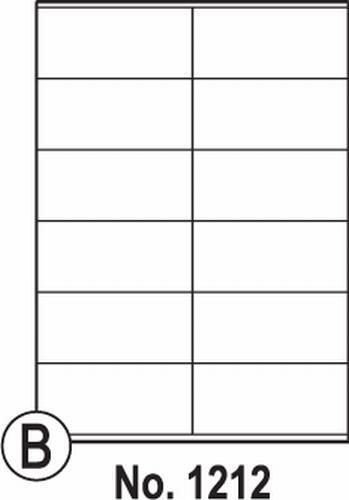 Print etikety biele A4