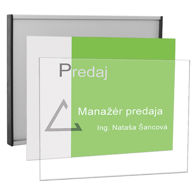 Menovky k dverám Economy 186mm zásuvné