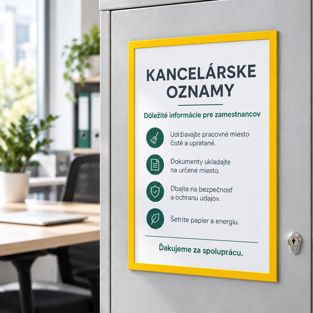 Mágneses A4-es tasak fémfelületekre