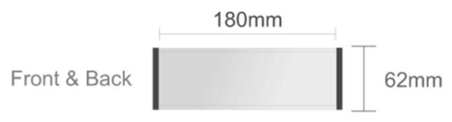 Menovka na stôl obojstranne zásuvná