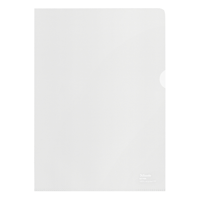 62796 Obal L na dokumenty Esselte A4 recyklovaný 100 mic. bal.100ks