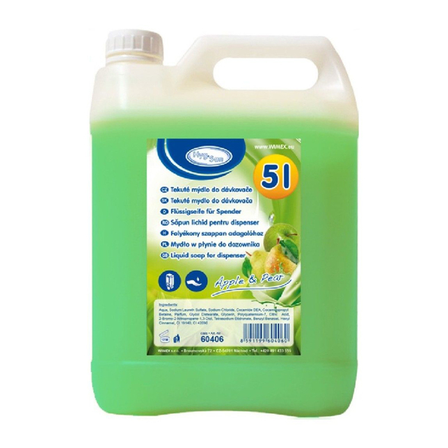 Tekuté mydlo do dávkovačov 5l Jablko &amp; hruška