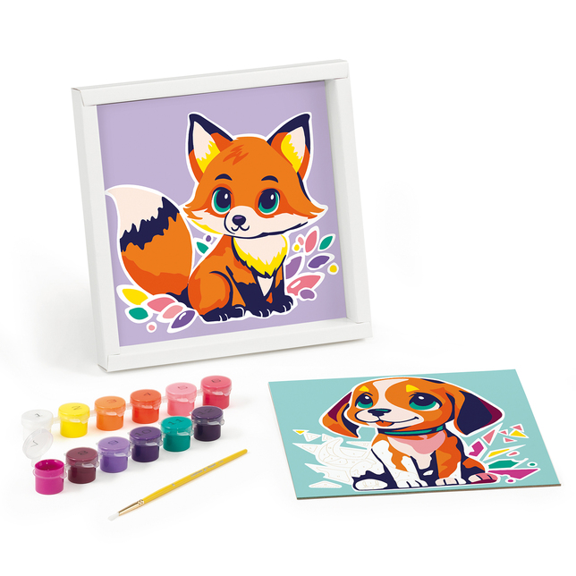 Kreatívna súprava Maped Paint by number pes a líška