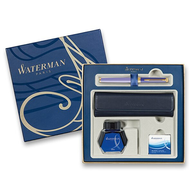 WATERMAN Hémisphére22 Purple plniace pero GT+puzdro v darčekovej kazete