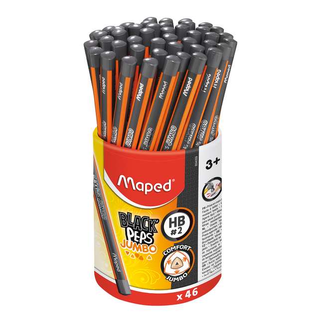 Ceruzka trojhranná hrubá HB Maped Black Jumbo