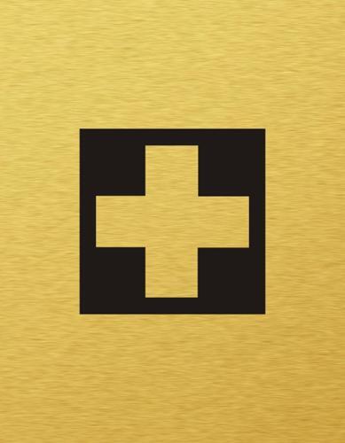 Štítok na dvere zlat.mat. 7x9cm Picto / Prvá pomoc