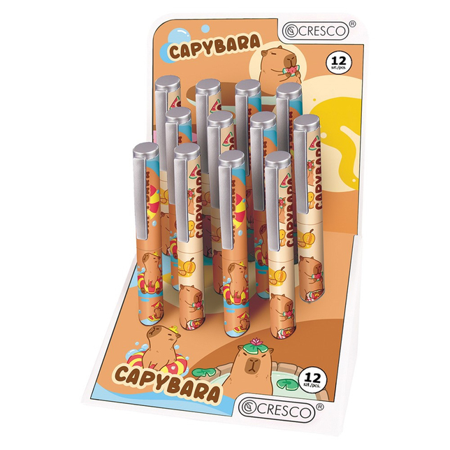 Pero bombičkové Go Pen Capybara, modrá náplň Capybara mix