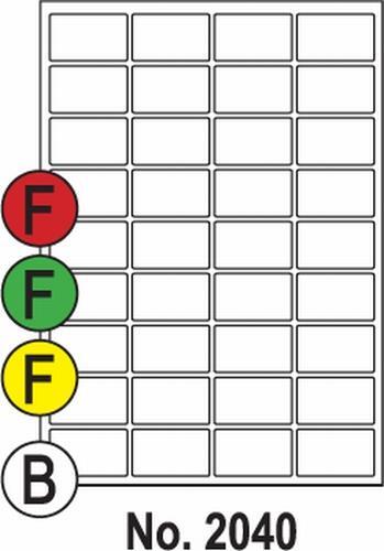 Print etikety farebné pastelové