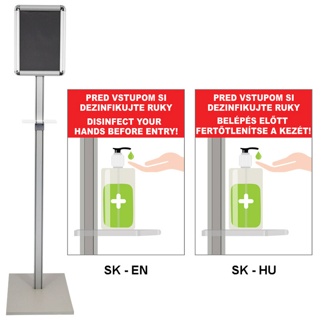 Stojan na dezinfekciu rúk Topboards Multi
