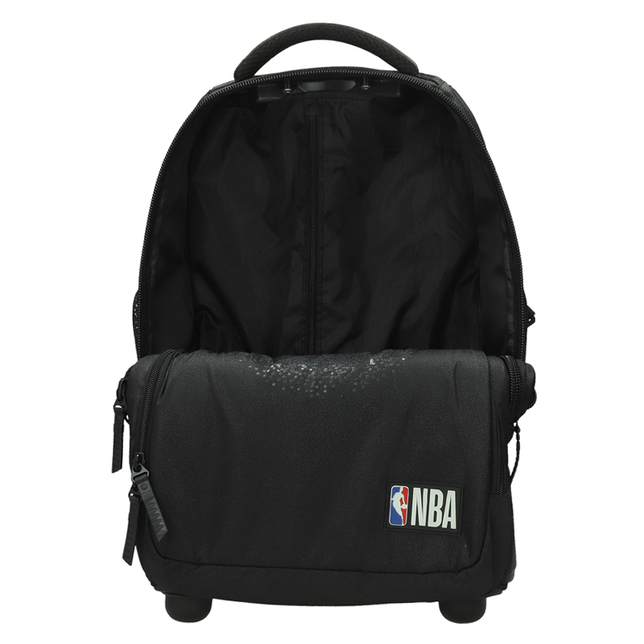 Školská taška na kolieskach NBA Black 531416