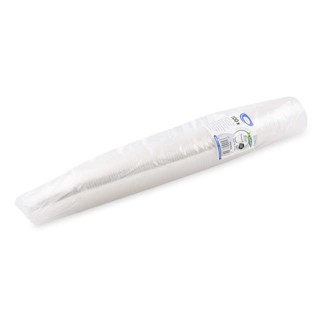 Pohár BIO bioplast priehladný 200ml bal.100ks 76302