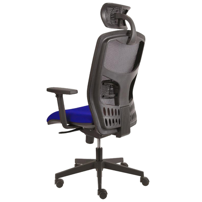 YORK sieť kancelárska stolička modrá