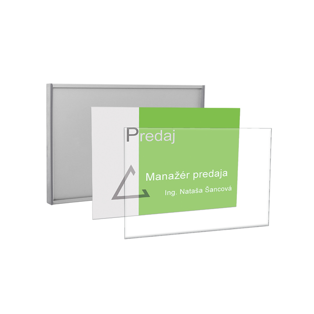 Menovky k dverám Economy 93mm zásuvné