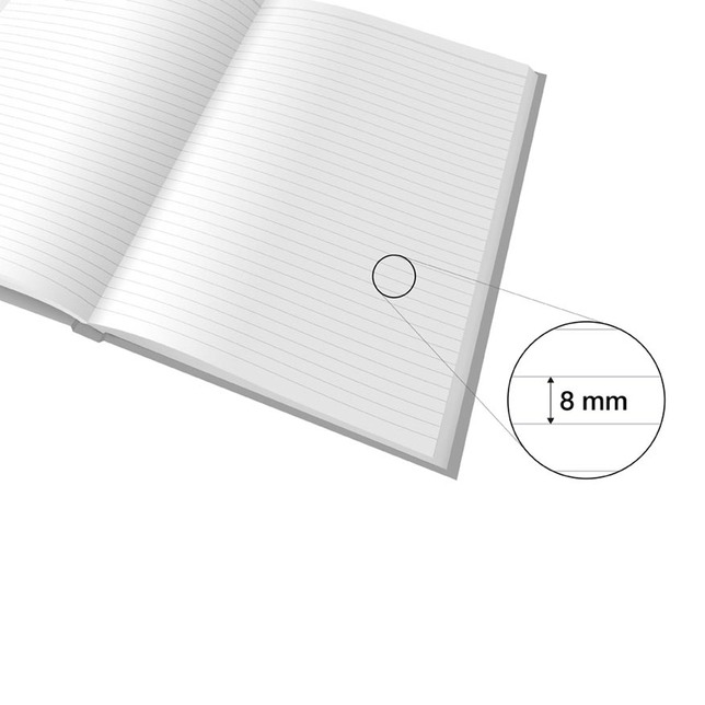 Záznamová kniha A5 linajková MFP 100 list. panter 7501500