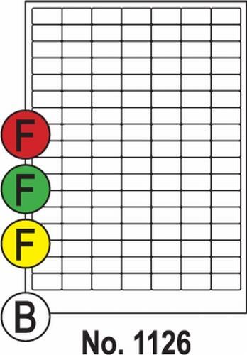 Print etikety farebné Neónové