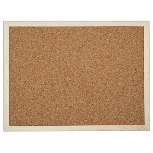 Korkové tabule v drevenom ráme 