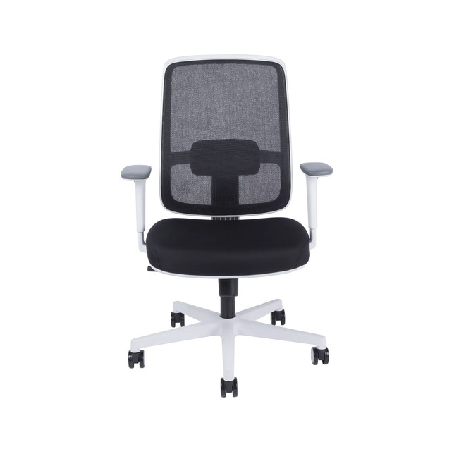 KANTO WHITE BP kancelárska stolička bez podhlavníka čierna