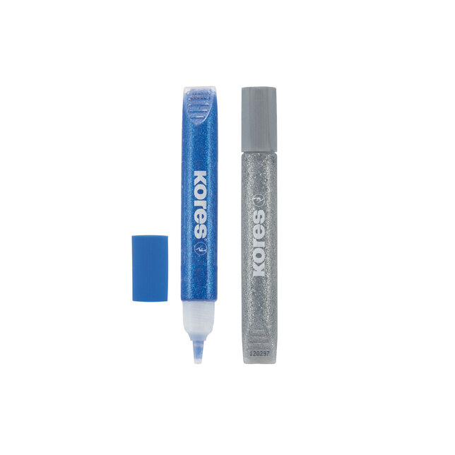 Dekoračné lepidlo Kores Glitter Glue 5 x 10,5ml