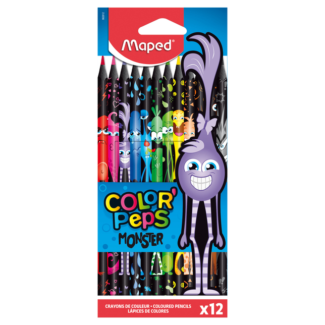 Farebné ceruzky Maped Color Peps Monster 12ks